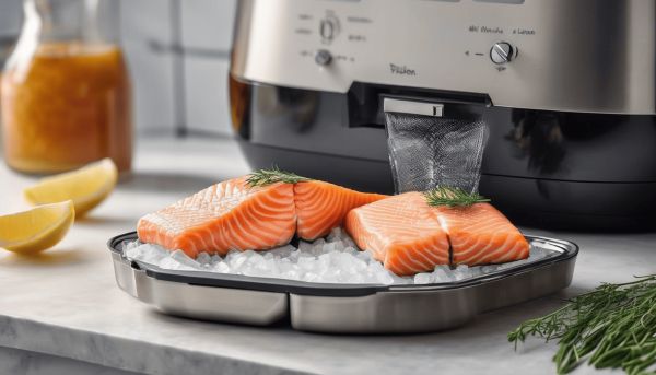 Réussir la cuisson du saumon surgelé au air fryer facilement